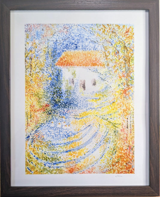 A Study Of Monet's The Geese Fine Art Print